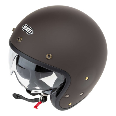 Casque jet Shoei J.02 Candy brown mat