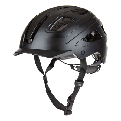 Casque vélo Adulte Safety Labs E-Bahn noir mat avec éclairage LED intégré