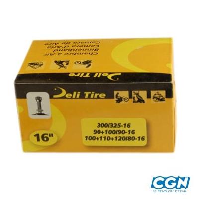 Chambre à Air 16 3.00-3.25x16- 90/90x16 Deli valve Droite