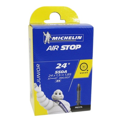 Chambre à air vélo Michelin Air Stop 550A Confort 22/24 x 1,50/1,90 E4 Presta