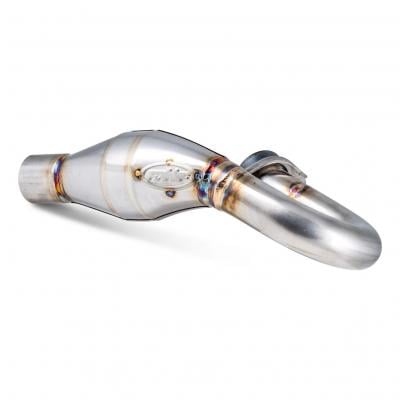 Collecteur d'échappement FMF MegaBomb Inox - Honda CRF 450cc 17-20 (mono sortie)