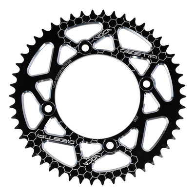 Couronne alu Voca Racing noir 50 dents pas 420 Beta 50 RR
