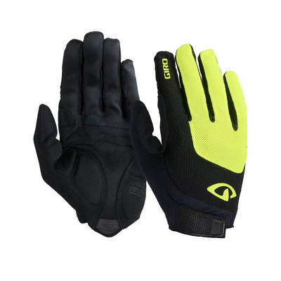 Gants long Giro Bravo gel jaune/noir