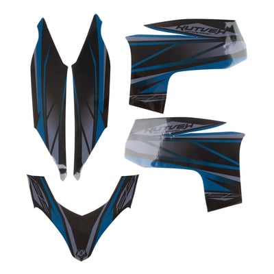 Kit déco Kutvek brillant Replica Bleu/Noir Yamaha X-Max 125 07-09