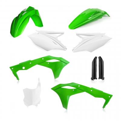 Kit plastique complet Acerbis Kawasaki 250 KX 2020 Blanc/Vert/Noir Brillant