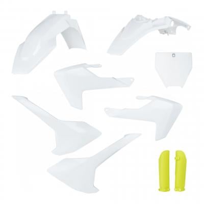 Kit plastique complet Acerbis Husqvarna 65 TC 17-23 Blanc/Jaune Brillant