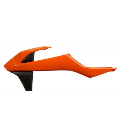 Ouïes de radiateur Acerbis KTM 125 SX 16-18 Orange/Noir Brillant