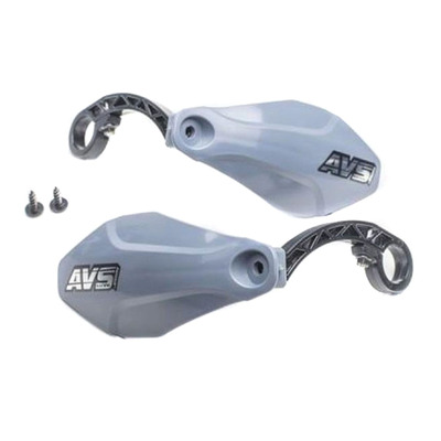 Protège-mains AVS Basic Alu/Plastic gris