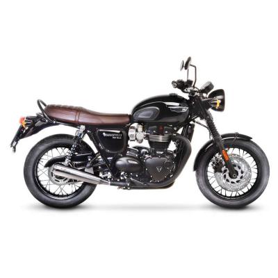 Silencieux Leovince Classic Racer Inox pour Triumph Bonneville T120 2016