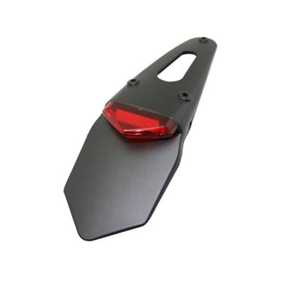 Support de plaque Replay eco avec feu arrière intégré rouge à leds avec bavette
