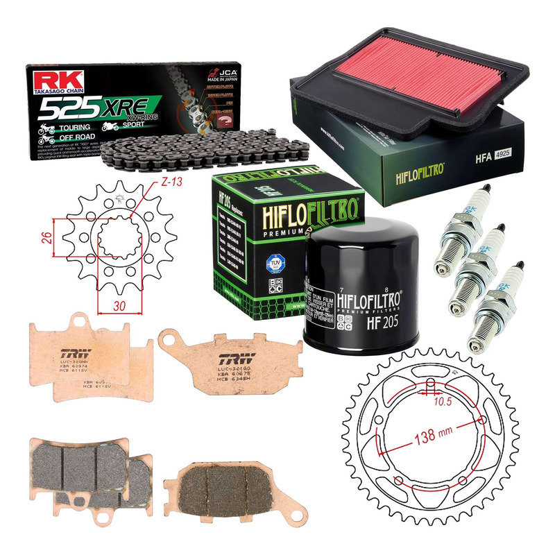 Kit entretien NF Prokit premium Yamaha Tracer 9 890 2023-25