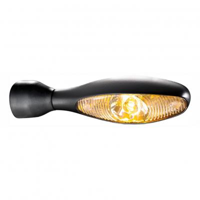 Clignotant LED Kellermann Micro 1000 noir verre blanc strié
