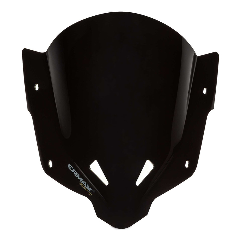Saute-vent Ermax Sport 29 cm Honda CB 600 Hornet 11-13 noir foncé