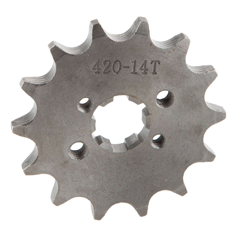 Pignon 14 dents pas 420 Derbi
