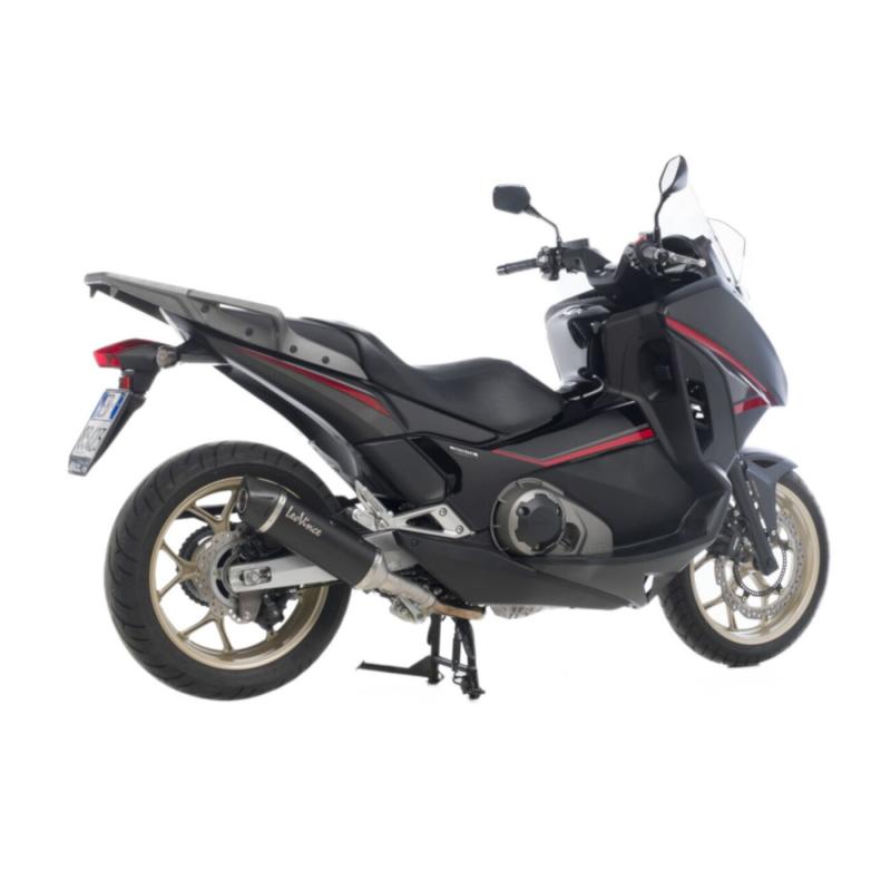 Silencieux Leovince Nero inox noir casquette carbone pour Honda Integr