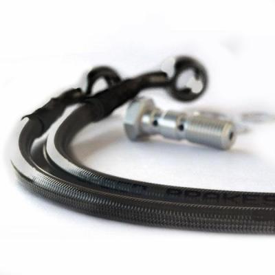 Durite d’embrayage aviation carbone raccords noirs Ducati Monster 600