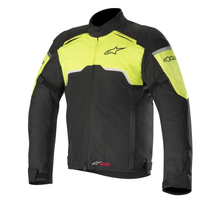 Blouson textile Alpinestars HYPER DRYSTAR noire/jaune- L