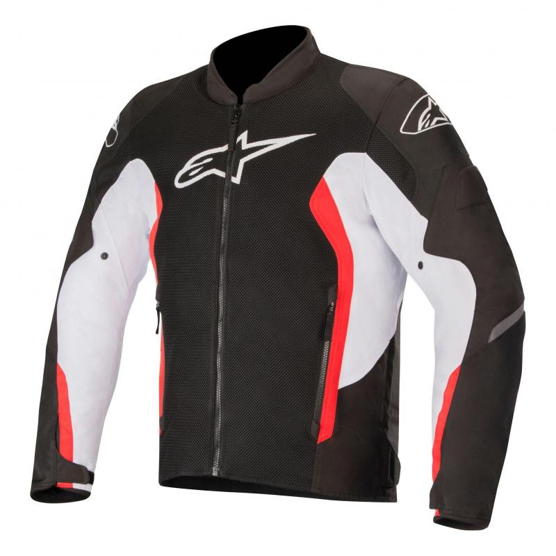 Blouson textile Alpinestars Viper V2 Air noir/blanc rouge brillant- L