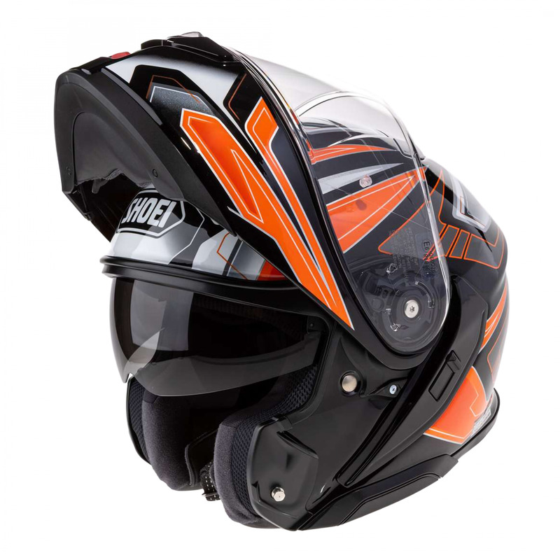 Casque modulable Shoei Neotec 3 Anthem TC-8 noir/gris/orange