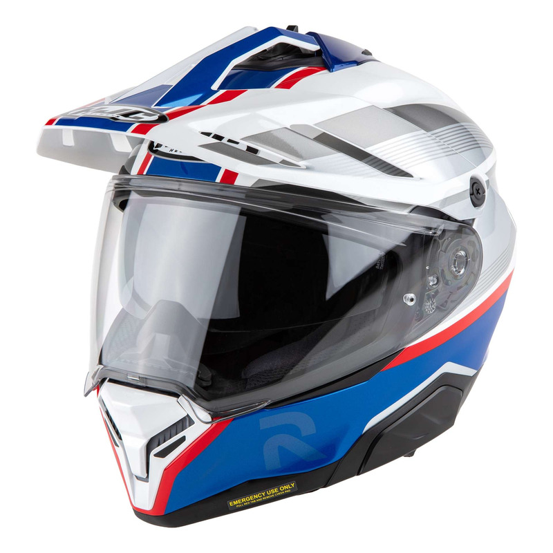 Casque Trail/Adventure HJC RPHA60 Arbre MC21 bleu/blanc/rouge brillant
