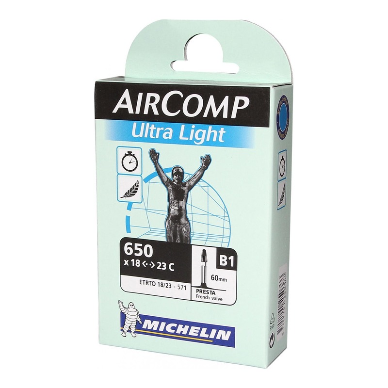 Chambre à Air vélo Michelin Air Comp Ultra Light B1 650 x 18/23 Presta 60mm