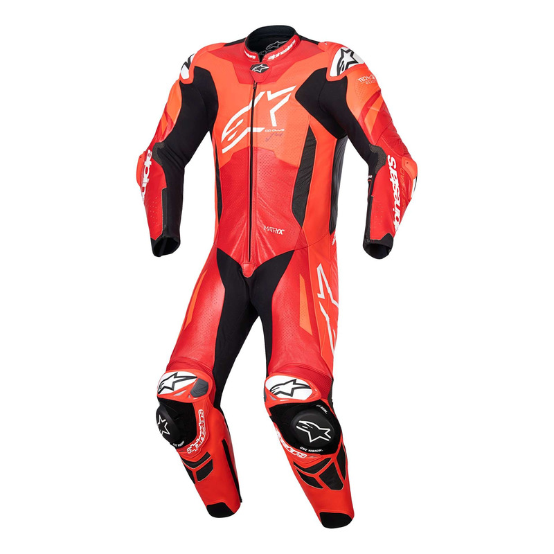 Combinaison cuir Alpinestars GP Plus V4 Sprint 1 pièce red fluo/mid r