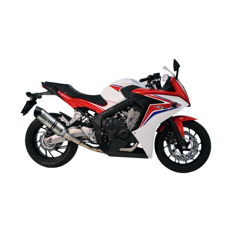 Ligne complète Leovince avec silencieux LV One Evo inox pour Honda CB