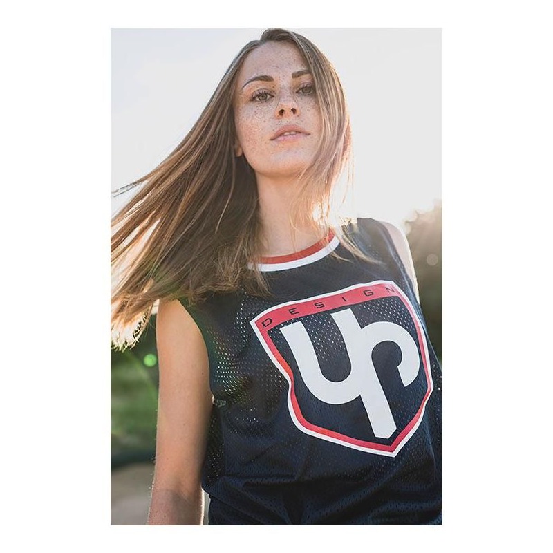 Maillot basket UP Design bleu marine- M