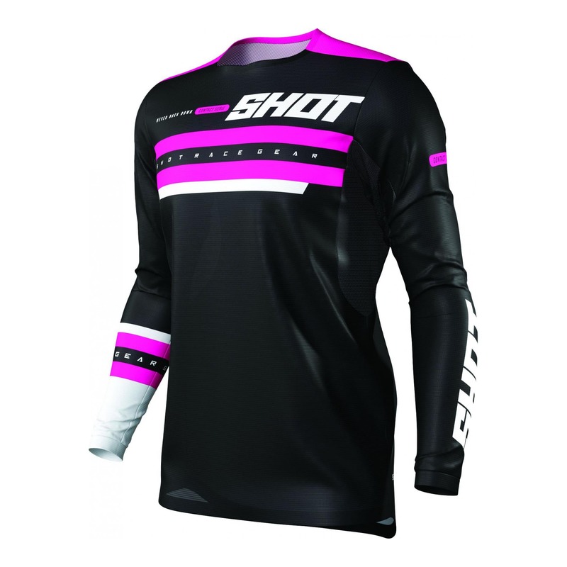 Maillot cross Shot Contact Shining rose- S