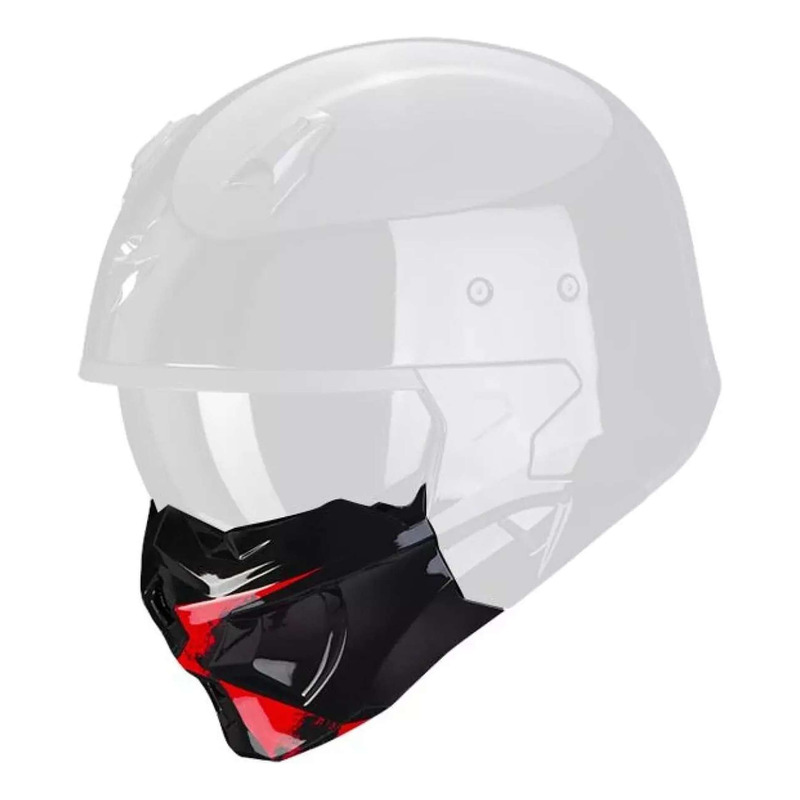 Masque Scorpion Covert-X noir/rouge