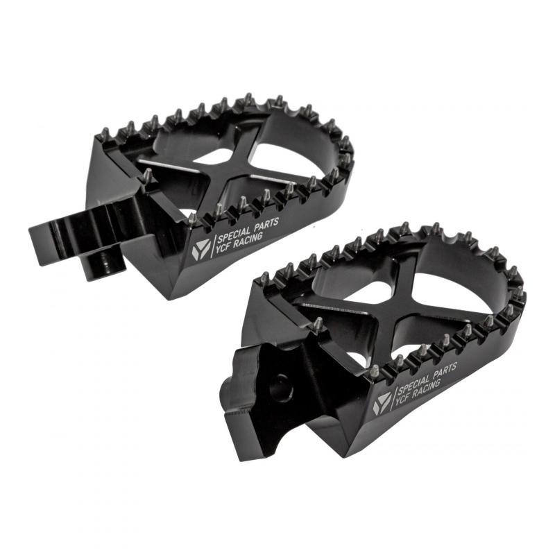 Paire de repose-pied YCF noir