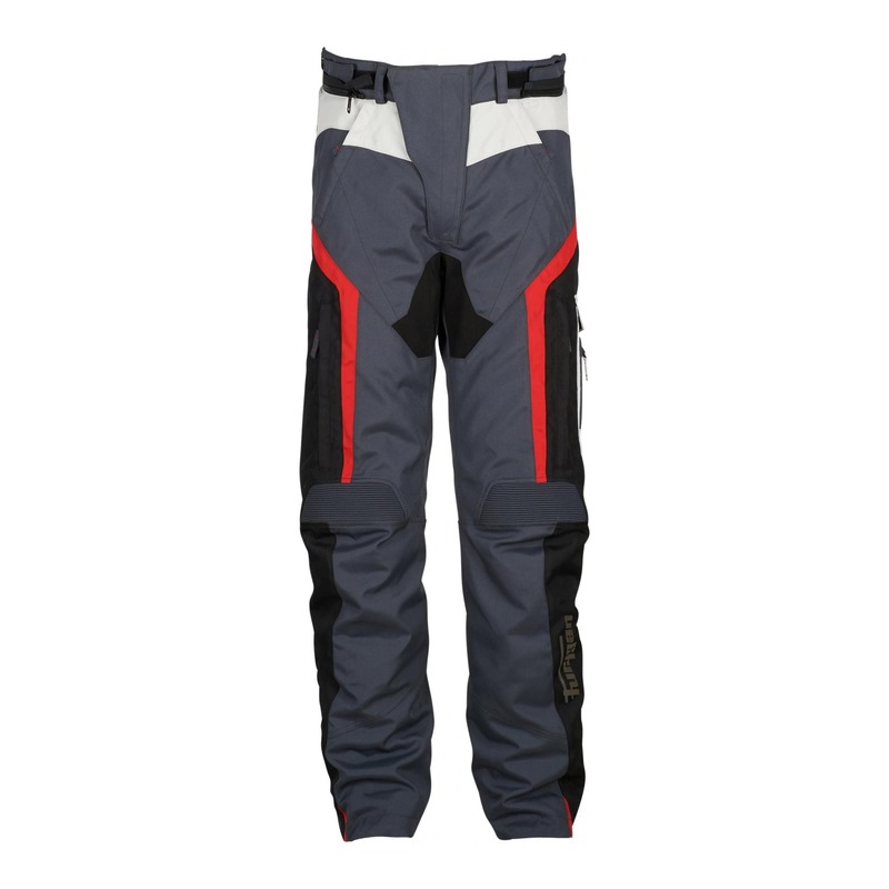 Pantalon textile Furygan Apalaches noir/gris/rouge- S