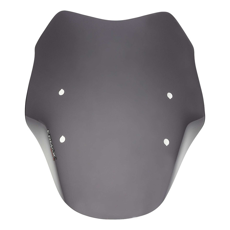 Pare-brise Ermax Sport 51 cm Piaggio MP3 530 Exclusive 22-25 noir clair