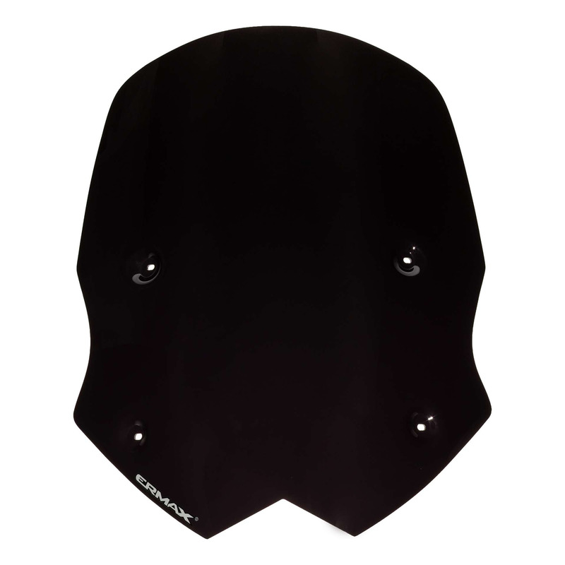 Pare-brise taille origine 55 cm Ermax Yamaha T-Max 530 12-16 noir foncé opaque