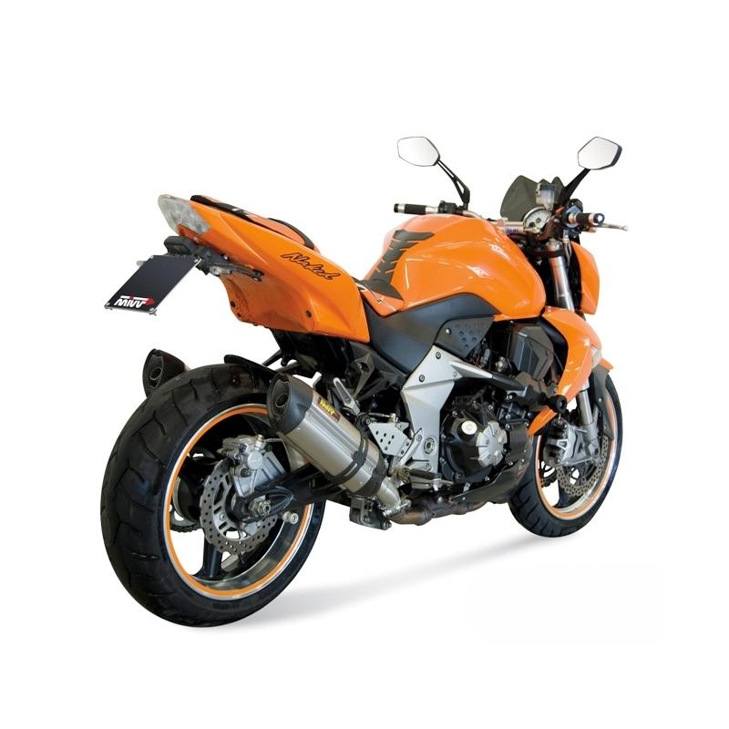 Silencieux double MIVV Suono inox / casquette carbone Kawasaki Z1100 0