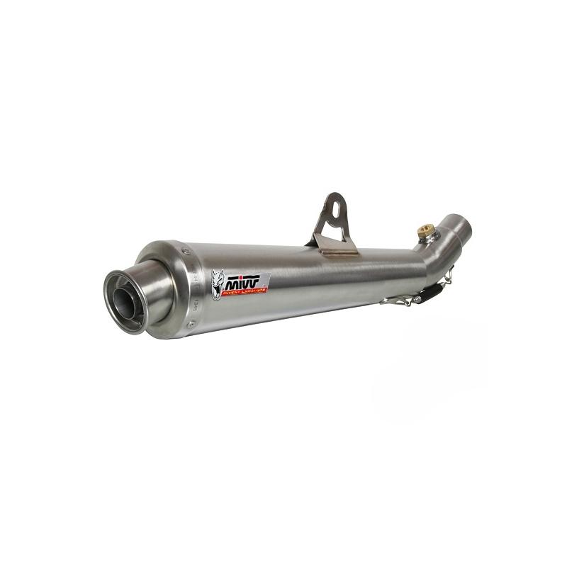 Silencieux double MIVV X-Cone inox Ducati Monster 02-04