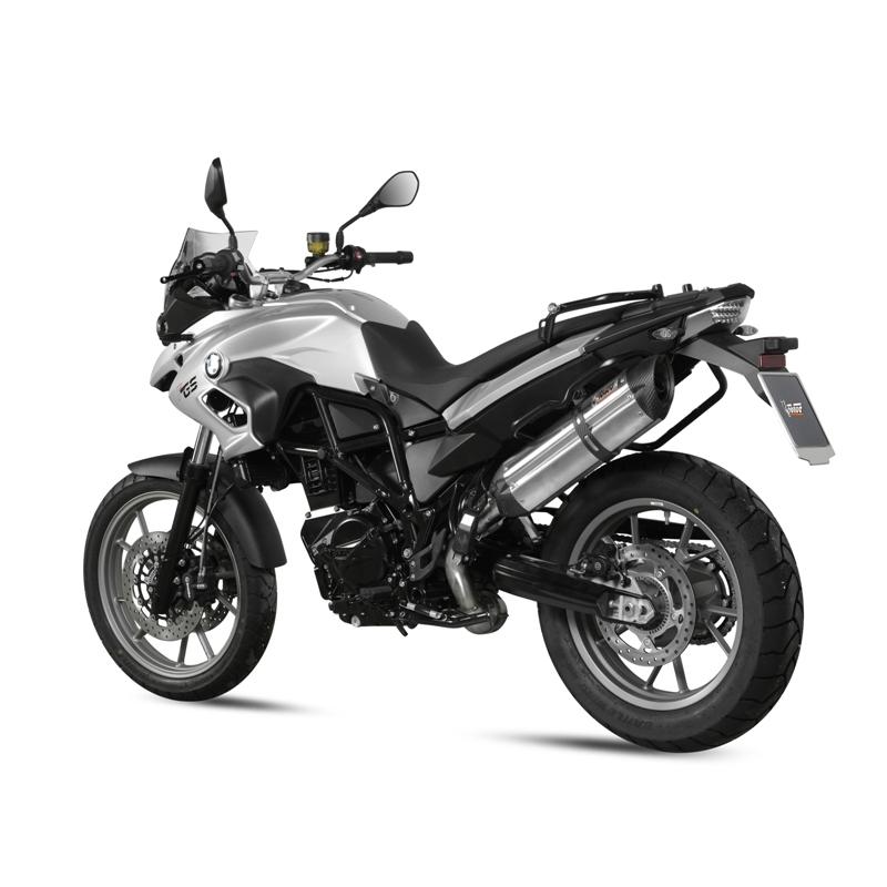 Silencieux MIVV Suono inox / casquette carbone BMW F700GS 13-16