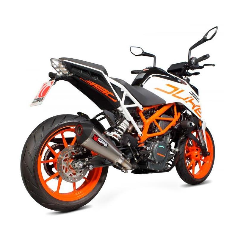 Silencieux Scorpion Serket Taper titane KTM Duke 390 17-20