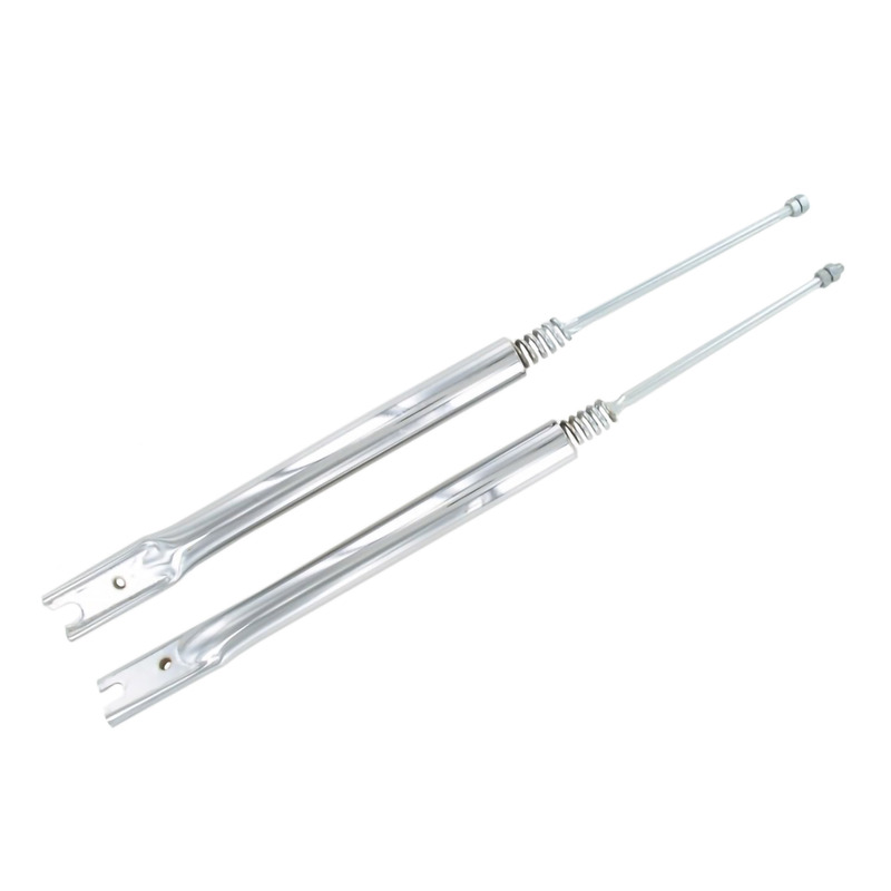 Tubes fourreaux de fourche chromé avec ressorts pour Peugeot 103 MVL