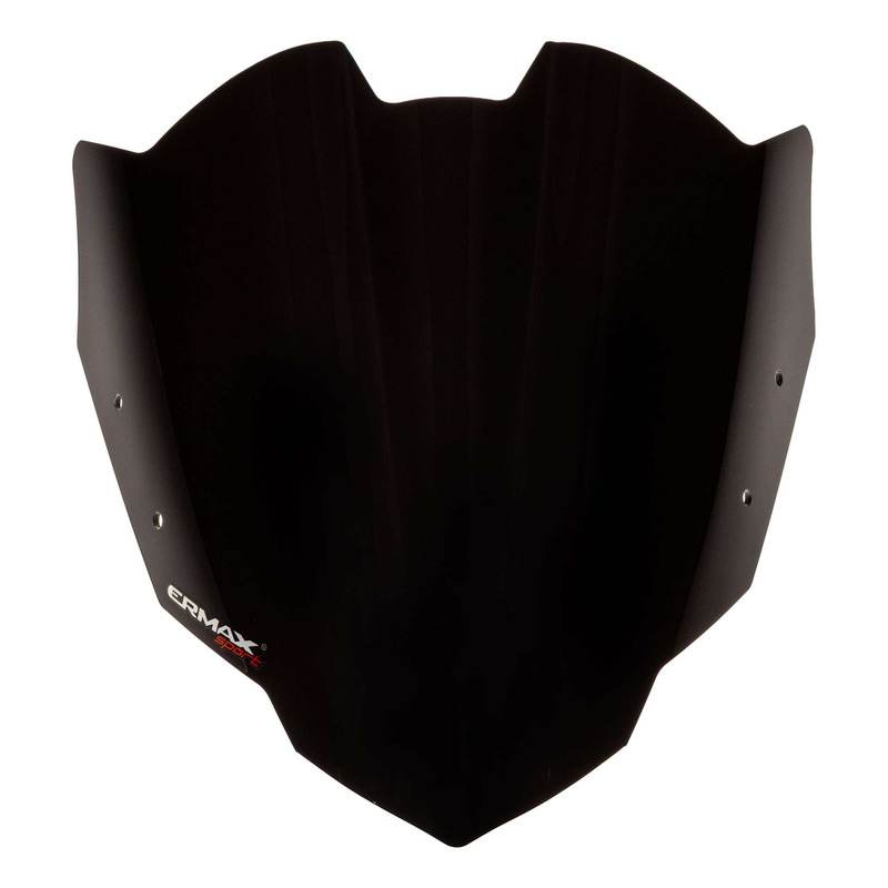 Saute-vent Ermax Sport 28 cm Honda CB 500 Hornet 24-25 noir foncé opaque