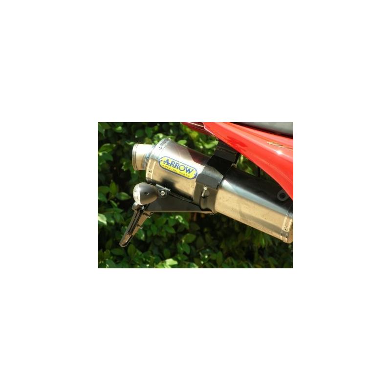 Support de plaque d’immatriculation R&G Racing noir Triumph Daytona