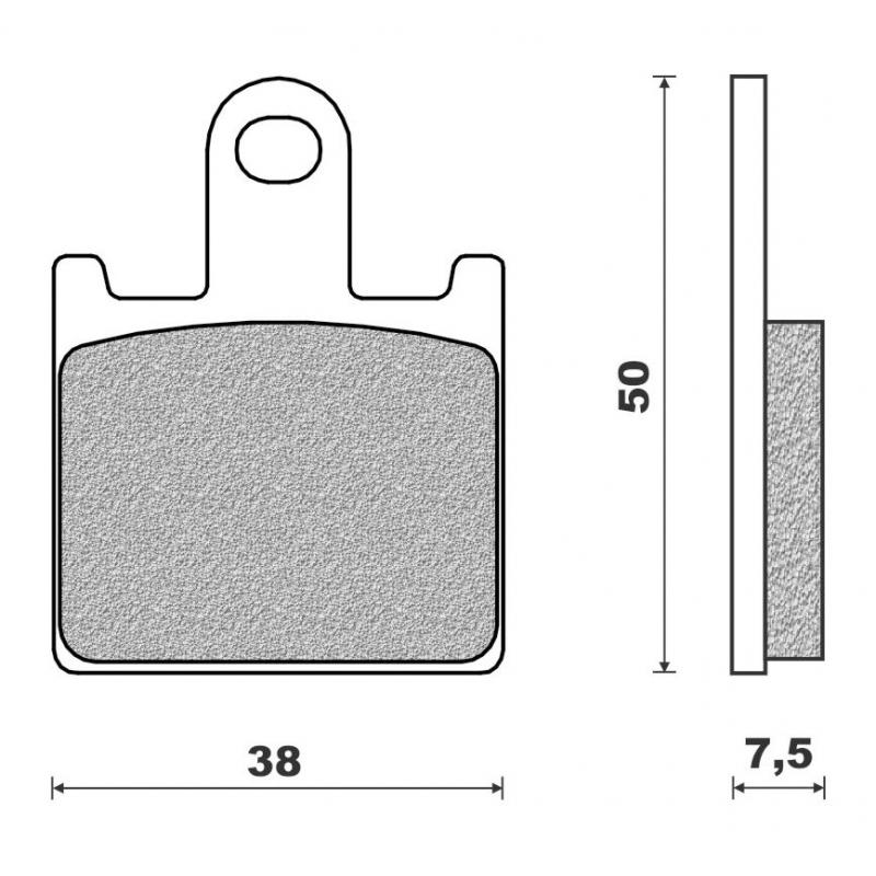 Plaquettes de frein Newfren FD0419TS pour Kawasaki ZX-6R 07-17 / 1400