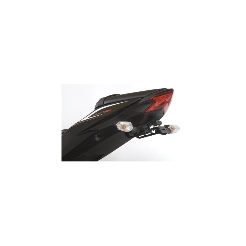 Support de plaque d’immatriculation R&G Racing noir Kawasaki ZX-10R 08-10