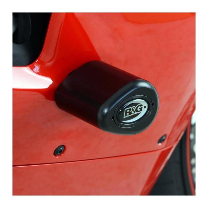 Tampons de protection R&G Racing Aero noir Ducati Panigale V4 2018