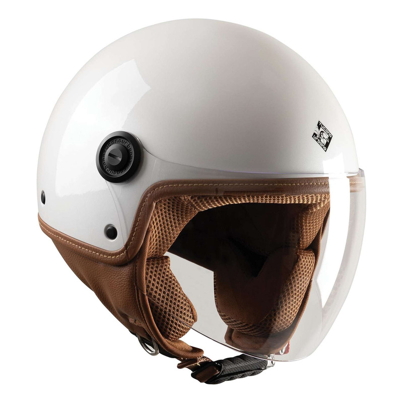 Casque jet Tucano Urbano EL’JETTIN 6.0 glossy pearl white