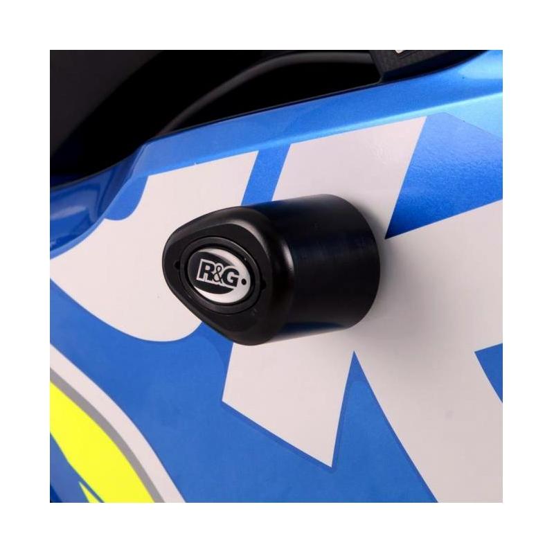 Tampons de protection R&G Racing Aero noir Suzuki GSX-R 125 17-18