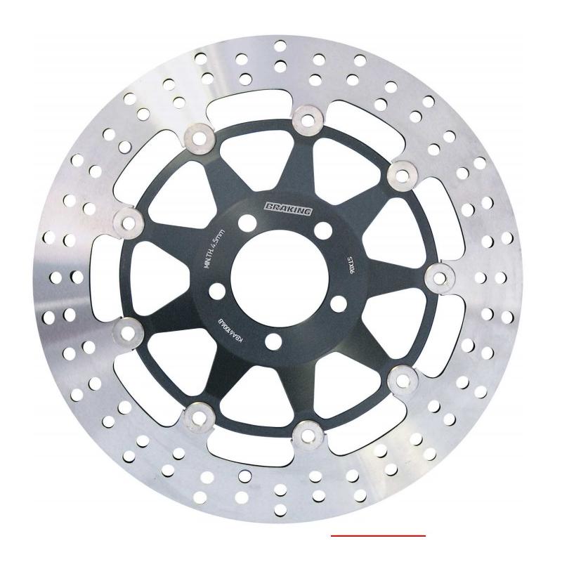 Disque de frein avant Braking flottant rond série STX Ø310 mm STX06