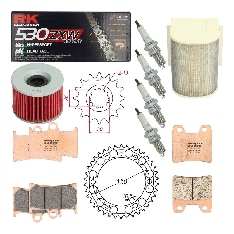 Kit entretien NF Prokit premium Yamaha XJR 1300 2002-03