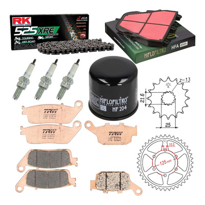 Kit entretien NF Prokit premium Triumph Street Triple 675 2008-10
