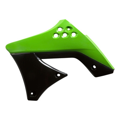 Ouïes de Radiateur ACERBIS Vert / Noir - Kawasaki 250 KXF 09-12